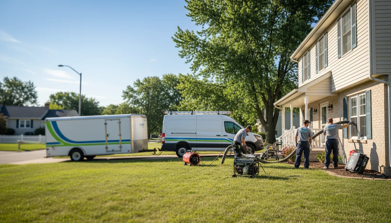 Flooded Basement Restoration And Cleanup With Repair in Fairport, NY near me
